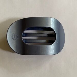 Sleek Blue Oval Flat hair clip